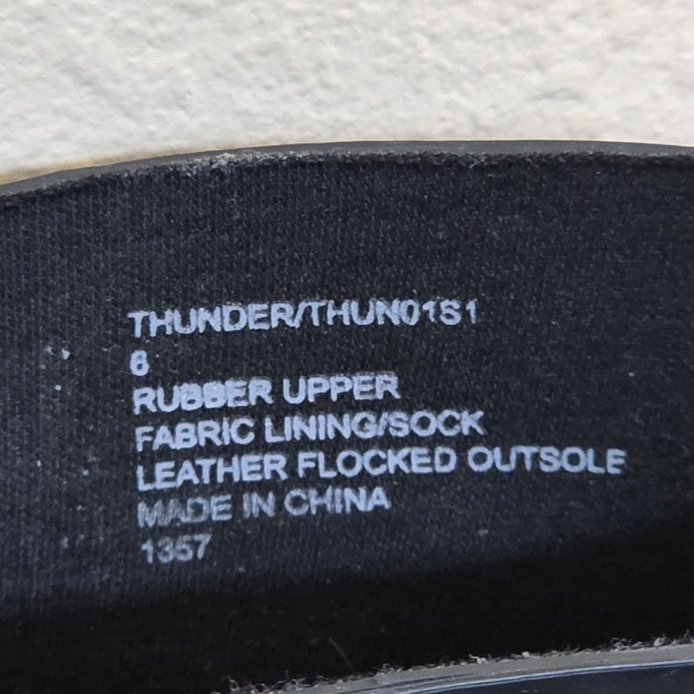 Steve Madden Thunder Rain Casual Moto Boot Womens Size 6 Great Condition - Picture 5 of 8
